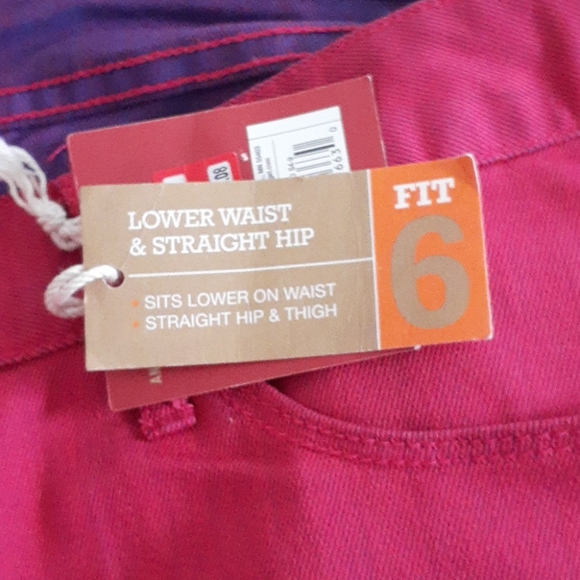 Mossimo Ankel Skinny Jeans Hot Pink Purple lining - Picture 6 of 6
